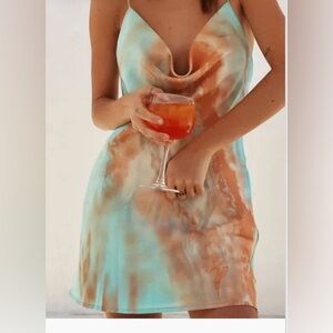 12th Tribe - Ventura tie dye mini dress
